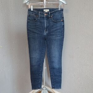 Madewell High-Rise Curvy Skinny Blue Jeans